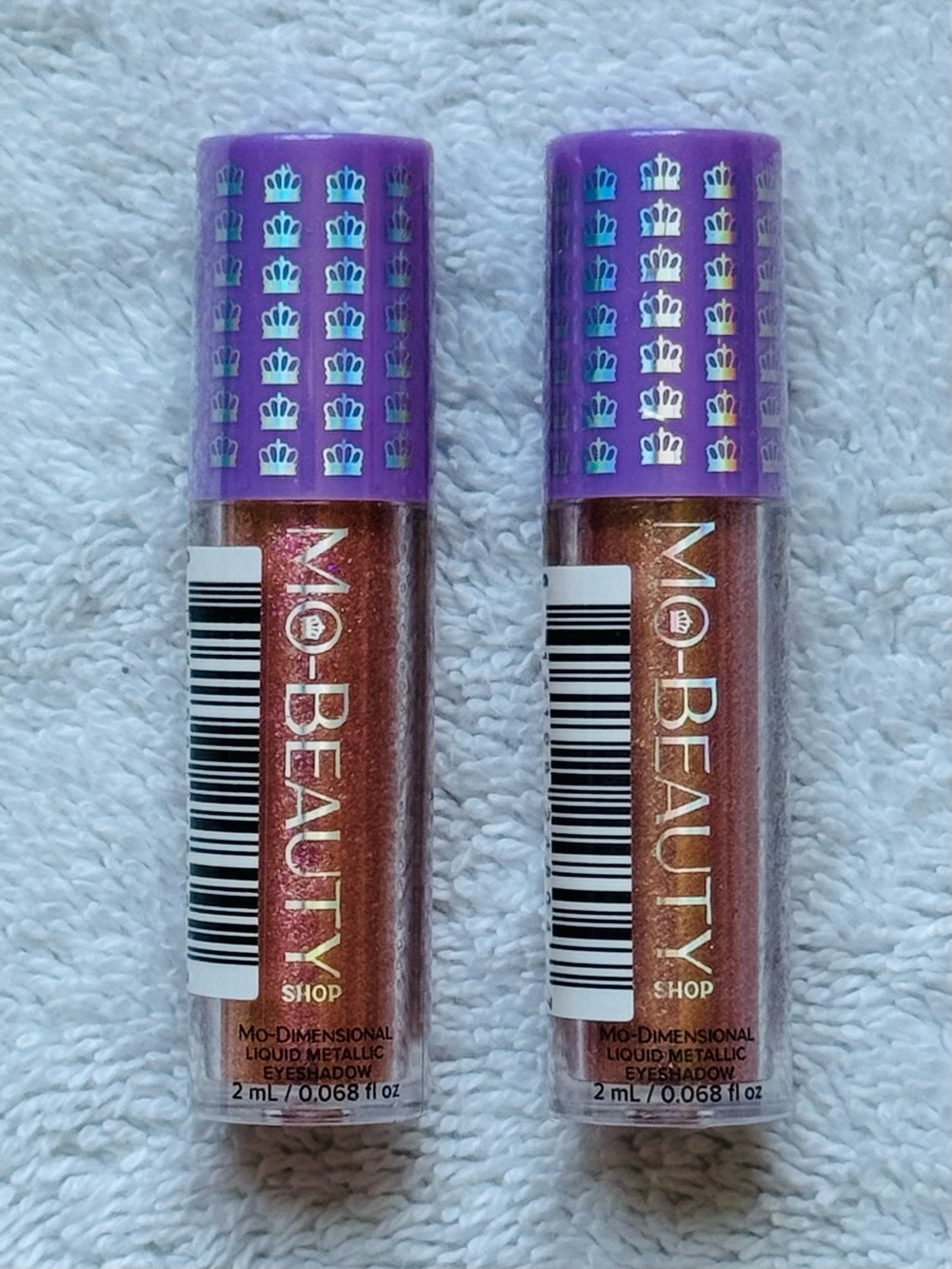 MO BEAUTY Mo-Dimensional Liquid Metallic Eyeshadow Duo Dripped/Glazed 2ml X 2